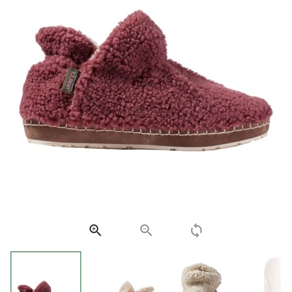 L.L. Bean Women's Slippers Fuzzy Slippers - Picture 7 of 7